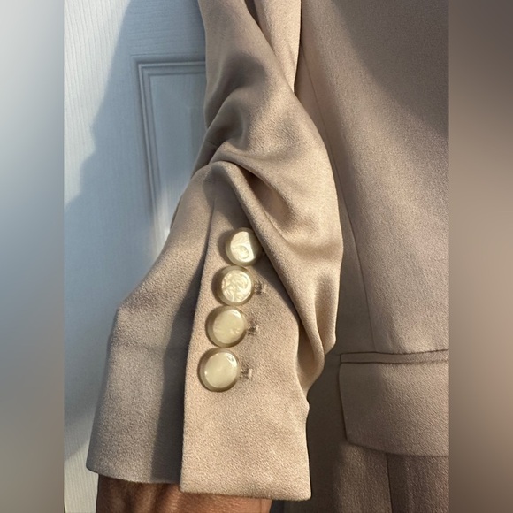 Veronica beard Size 2 Suit In Sand. Tomi Dickey Jacket And Robinne Pants NWT - Picture 14 of 15